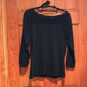🌟GAP Boat Neck Black Top, S